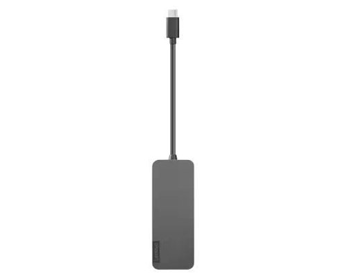 Lenovo USB-C to 4 Port USB-A Interface Hub Grey USB Hubs 8LEN4X90X21427