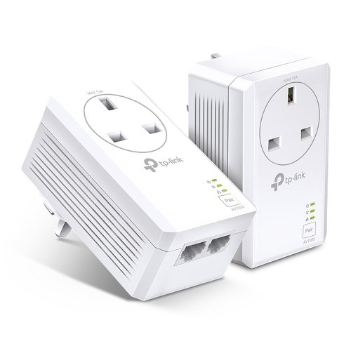 TP-Link 2 Port Gigabit Passthrough Powerline Starter Kit