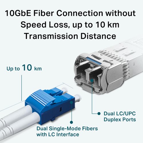 TP-Link TP-Link 10GBase-LR SFP Plus LC Transceiver 8TP10327633