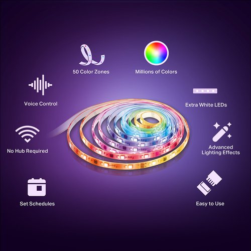TP-Link Tapo Smart Wi-Fi Light Strip Multicolour 8TP10369889