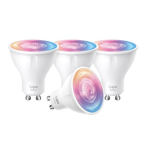 TP-Link Tapo Smart Wi-Fi Spotlight Smart Bulbs Multicolour 4 Pack 8TP10373297 Buy online at Office 5Star or contact us Tel 01594 810081 for assistance