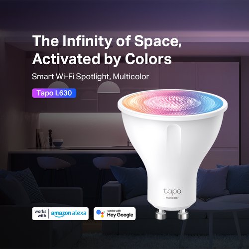 TP-Link Tapo Smart Wi-Fi Spotlight Smart Bulbs Multicolour 4 Pack 8TP10373297 Buy online at Office 5Star or contact us Tel 01594 810081 for assistance