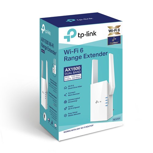 TP-Link AX1500 Gigabit Ethernet Wi-Fi Range Extender TP-Link