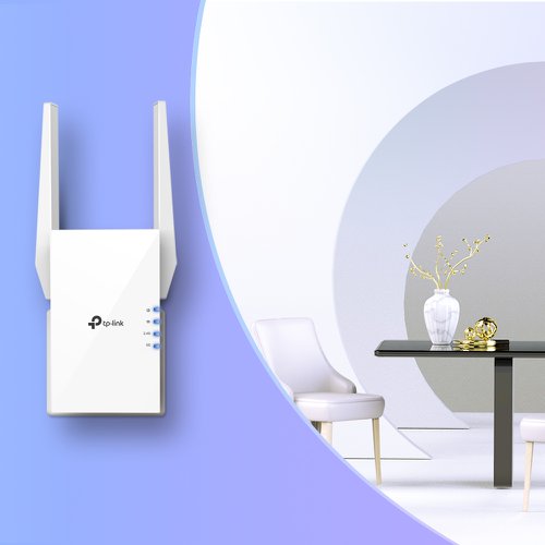The 505X wirelessly connects to your router, boosting your Wi-Fi 6 signal throughout your home so you can binge watch your favourite show anywhere.RE505X comes equipped with the latest wireless technology, Wi-Fi 6, for faster speeds, greater capacity, and reduced network congestion.Creates a Mesh network by connecting to a TP-Link OneMesh™ router for seamless whole-home coverage.