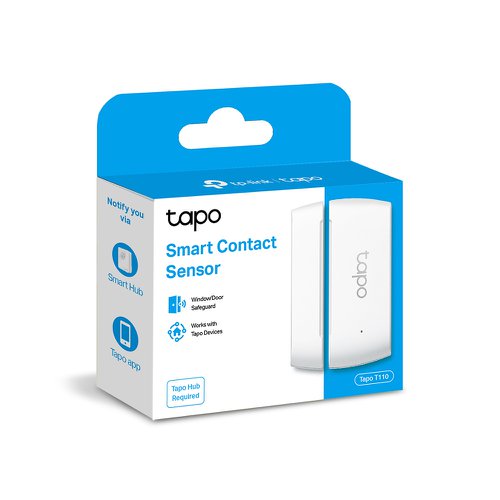 8TP10372121 | Stop wondering if you closed all your windows after leaving home. Check on your doors and windows at a glance with the Tapo app.Place the Smart Contact Sensor elsewhere like your cabinets and drawers for more convenience.Receive instant alerts on your phone when a door or window is opened unexpectedly. The Hub can sound a siren to warn of danger and deter intruders.