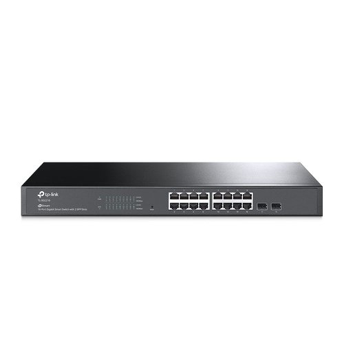TP-Link JetStream 16-Port Gigabit Smart Switch with 2 SFP Slots Ethernet Switches 8TP10330821
