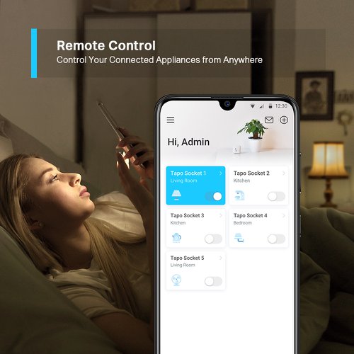 8TP10362879 | Instantly turn connected devices on/off wherever you are via the Tapo app. Designed to facilitate your life and help eliminate potential safety hazards.