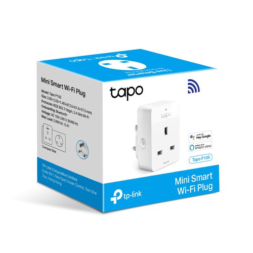 TP-Link Tapo P105 Mini Smart Wi-Fi Plug 1800W  8TP10362879