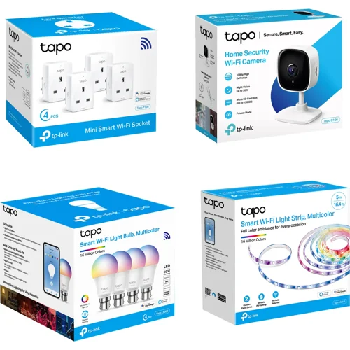 TP-Link Tapo Smart Home Colour Starter Pack 8TP10386538 Buy online at Office 5Star or contact us Tel 01594 810081 for assistance