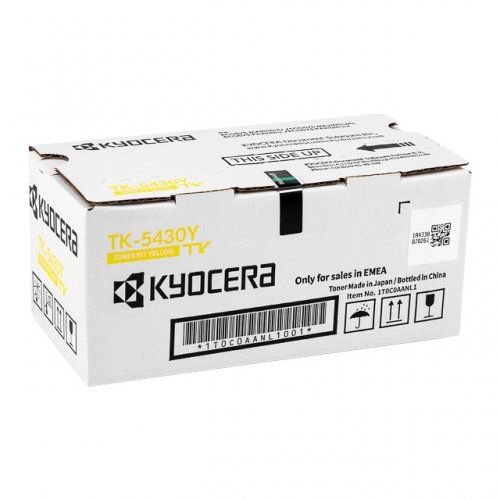 Kyocera Yellow Standard Capacity Toner Cartridge 1.25K pages for PA2100 & MA2100  - TK5430Y Toner KYTK5430Y