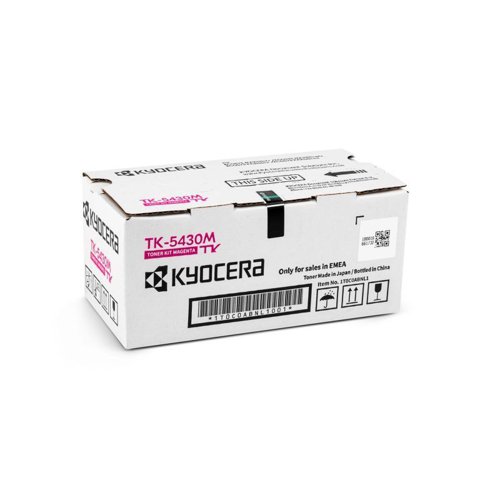 Kyocera Magenta Standard Capacity Toner Cartridge 1.25K pages for PA2100 & MA2100  - TK5430M Toner KYTK5430M