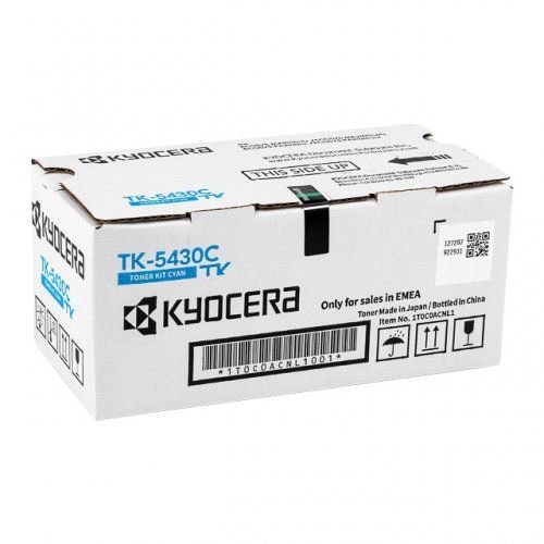 Kyocera Cyan Standard Capacity Toner Cartridge 1.25K pages for PA2100 & MA2100  - TK5430C Toner KYTK5430C