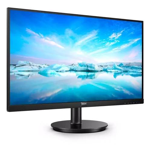 8PH275V8LA | Philips V line wide-view monitor gives viewing beyond boundaries, great value with essential features. Adaptive-Sync delivers smooth video display. Features like anti-glare, LowBlue mode and flicker-free for easy-on-the-eyes.