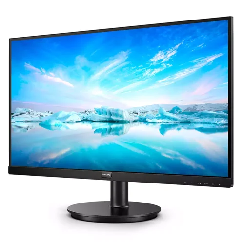 8PH275V8LA | Philips V line wide-view monitor gives viewing beyond boundaries, great value with essential features. Adaptive-Sync delivers smooth video display. Features like anti-glare, LowBlue mode and flicker-free for easy-on-the-eyes.