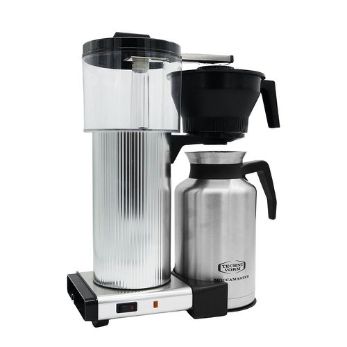 Moccamaster CDT Grand Professional Coffee Maker UK Silver Kitchen Appliances 8MM39225