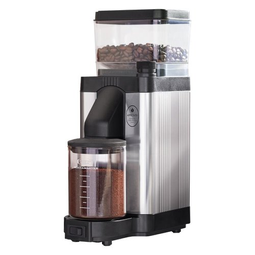 Moccamaster KM5 Burr Coffee Grinder Polished Silver