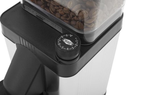 Moccamaster KM5 Burr Coffee Grinder Polished Silver Kitchen Appliances 8MM49540