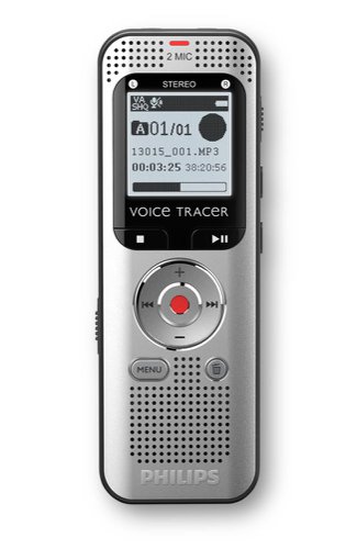 Philips DVT2015 8GB Digital VoiceTracer with Semblys AI Speech-to-Text Cloud Software