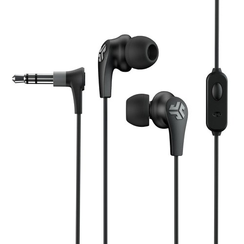 Premium wired earbuds with triple threat comfort and ergonomic design. An ultra lightweight design, with improved ergonomic shape, offers next-level comfort. The ergonomic earbud shape maximizes natural comfort with a 45 degree angle that provides a comfortable, noise-reducing fit that dominates the imitators.