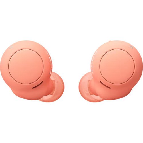 Sony WFC500D In Ear Truly Wireless Earbuds with Charging Case Coral Orange  8SO10352276