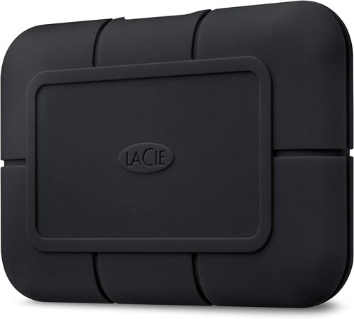 LaCie 4TB Rugged Pro Thunderbolt 3 USB-C External Solid State Drive Black