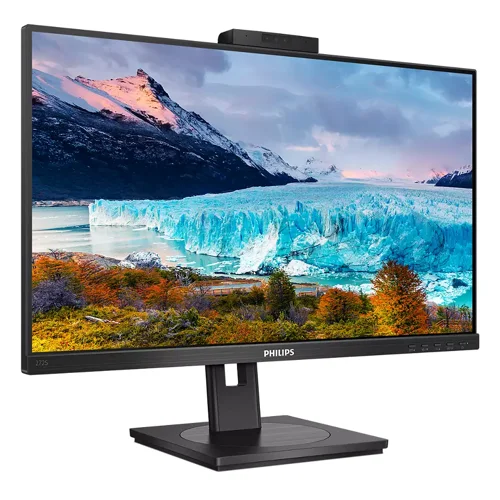 8PH272S1MH | The Philips S Line monitor provides features that guarantee comfortable working and daily productivity. 3 sided frameless bezel with crisp FHD gives a clearer and wider view. Pop-up webcam with Windows Hello delivers performance and convenience.