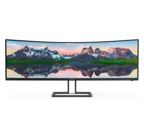 Philips P Line 498P9Z 48.8 Inch 5120 x 1440 Pixels Dual Quad HD VA Panel DisplayHDR 400 HDMI DisplayPort USB Hub Monitor