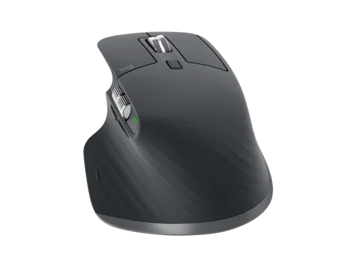 Meet MX Master 3S – an iconic mouse remastered. Feel every moment of your workflow with even more precision, tactility, and performance, thanks to Quiet Clicks and an 8,000 DPI track-on-glass sensor.Introducing Quiet Clicks – create, make and do with the same click feel, but less noise. Quiet Clicks deliver satisfying, soft tactile feedback with 90% less click noise.MagSpeed Electromagnetic scrolling is precise enough to stop on a pixel and quick enough to scroll 1,000 lines per second. 