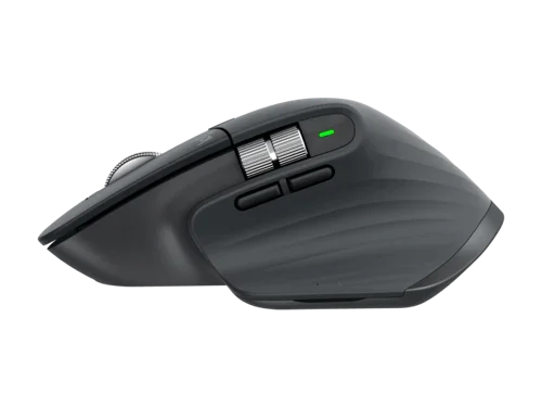 Meet MX Master 3S – an iconic mouse remastered. Feel every moment of your workflow with even more precision, tactility, and performance, thanks to Quiet Clicks and an 8,000 DPI track-on-glass sensor.Introducing Quiet Clicks – create, make and do with the same click feel, but less noise. Quiet Clicks deliver satisfying, soft tactile feedback with 90% less click noise.MagSpeed Electromagnetic scrolling is precise enough to stop on a pixel and quick enough to scroll 1,000 lines per second. 