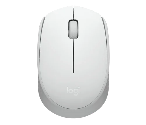 Logitech M171 1000 DPI Ambidextrous RF Wireless Optical Mouse Off White