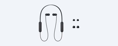 Sony WI-C100 Wireless Neckband Headphones Black 8SO10365069 Buy online at Office 5Star or contact us Tel 01594 810081 for assistance