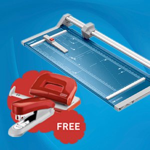 Dahle 554 A2 Professional Rotary Trimmer with Free Novus Stapling Set - Promotion - D554BUNDLE
