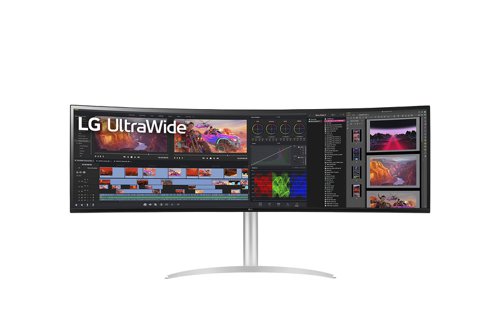 It is an UltraWide 32:9 Dual QHD (5120x1440) monitor with a doubled 27-inch 16:9 QHD pixel space in one screen. With 70% more pixels compared to 32:9 FHD resolution (3840x1080), you can go beyond multitasking with a multi-format multiplex.Dual controller allows you to work with multiple devices through a single monitor, keyboard and mouse. Just simply drag and drop the files from various devices into your single monitor.