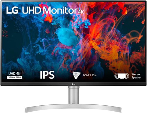 LG 32UN650P-W 31.5 Inch 3840 x 2160 Pixels 4K Ultra HD IPS Panel AMD FreeSync HDMI DisplayPort Monitor