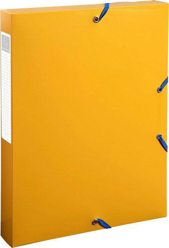 Exacompta Bee Blue Box File A4 Assorted Colours (Pack 8) - 59140E ExaClair Limited