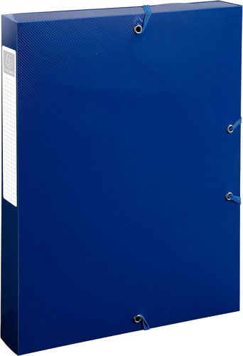 Exacompta Bee Blue Box File A4 Assorted Colours (Pack 8) - 59140E 14076EX