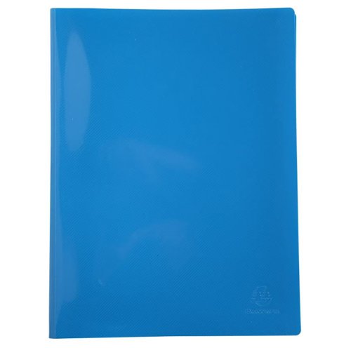 Exacompta Bee Blue Display Book 20 Pockets A4 Assorted Colours (Pack 4) - 88110E ExaClair Limited