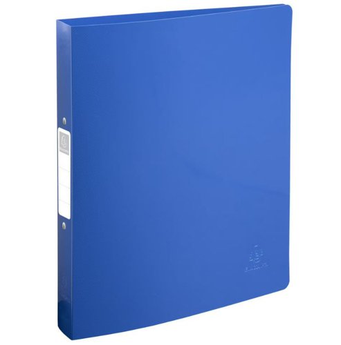 Exacompta Bee Blue Ring Binder 2-Ring 30mm Spine PP Assorted (Pack of 12) 54140E | GH54140 | ExaClair Limited