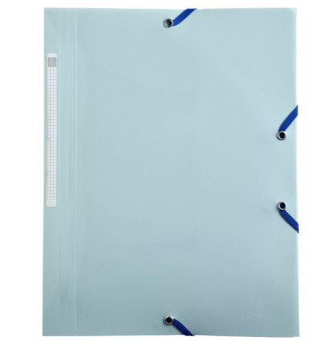 14069EX - Exacompta Bee Blue 3 Flap Folder A4 Assorted Colours (Pack 4) - 55110E