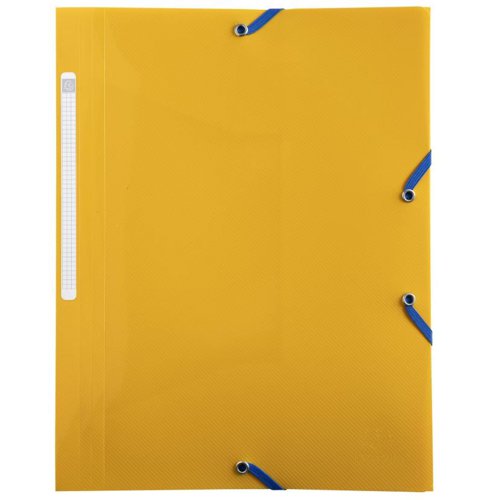 Exacompta Bee Blue 3 Flap Folder A4 Assorted Colours (Pack 4) - 55110E 14069EX