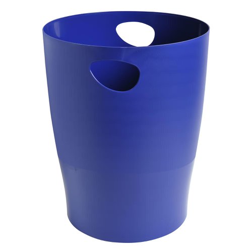 Exacompta Bee Blue 15 Litre Waste Bin 263 x 263 x 335mm Navy Blue (Each) - 45303D 14034EX Buy online at Office 5Star or contact us Tel 01594 810081 for assistance