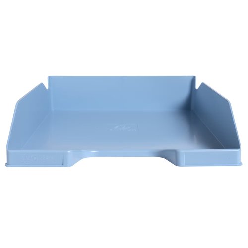 Exacompta Bee Blue Letter Tray 346 x 254 x 243mm Light Blue (Each) - 113209D