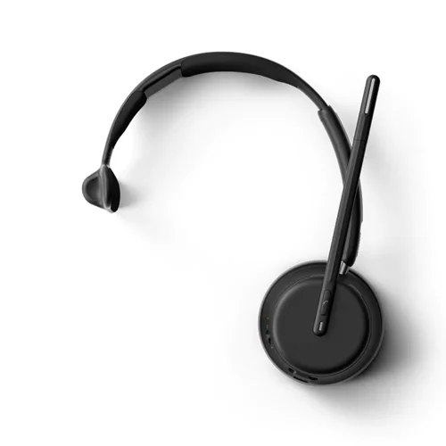 The EPOS Impact 1030T Wireless On Ear Monaural Headset for the New Open Office. Combining EPOS BrainAdapt technology to reduce brain fatigue with industry-leading voice pickup powered by EPOS AI to make sure you are getting your message through.
