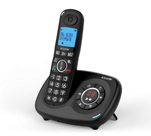 33730J - Alcatel XL595B Voice Single DECT Call Block Telephone and Answer Machine