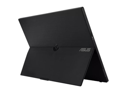 8AS10339208 | ASUS ZenScreen™ MB16ACV is ideal for life on the road. This sleek portable display weighs just 0.9kg and has an 10.5 mm slim profile, so it fits easily in any travel bag and is ready for productivity, anytime and anywhere.ZenScreen MB16ACV uses an innovative USB-C hybrid-signal connection that handles both power and video signals. Its reversible, any-way-up USB-C design allows for quick connections to compatible devices, and there's also a driver that enables support for USB Type-A connectors.A fold-out kickstand props the monitor up on any flat surface, enabling easy tilt adjustments to ensure comfortable viewing angles and working positions. A ¼in-threaded hole at the rear of the monitor lets you to attach ZenScreen MB16ACV to a conventional tripod or table-mount easily.With ASUS DisplayWidget software, ZenScreen MB16ACV can automatically sense its orientation and switch the display between landscape and portrait modes while connected to your laptop. Landscape mode is ideal for presentations and spreadsheets, while Portrait mode gives you a perfect view of items such as documents, books or websites.A proprietary antibacterial ionic silver treatment embedded in the bezels and rear of ZenScreen MB16ACV offers long-lasting protection, inhibiting up to 99.9% bacterial growth and adhesion to keep key areas of the monitor clean and hygienic. It potentially reduces the spread of harmful bacteria so you can feel safe while working on the go.