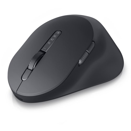 8DEMS900GREMEA | This premium mouse was designed with a surreal level of detail to be extremely comfortable and easy to use thanks to its sculpted curves, innovative scroll wheel and powerful battery.Made to fit your handThe contoured design of the mouse fits the shape of your hand for a comfortable palm grip to help you work efficiently and stay comfortable.A horizontal scroll wheel at your thumb allows for intuitive left-to-right navigation, while the vertical scroll atop the mouse grants fast scrolling through long documents and web pages or notched scrolling for precision.Work everywhereThanks to the track-on-glass sensor you can easily work wherever you need to, from glass and wood, to park benches and café tables alike. The DPI is adjustable from 800 to 8000 in increments of 200, so you can dial in the mouse to your preferences. The ultra-smooth gliding feet create a smooth and silent glide as you move the mouse for a more satisfying user experience.Seamless and secure connectionThe dual mode RF 2.4 GHz and Bluetooth® 5.1 connectivity lets you effortlessly connect and switch with up to 3 devices (two connections via Bluetooth and one connection via RF dongle).Long-lasting chargeIn just two minutes you’ll get a charge for full-day use, while a full charge lasts up to three months with USB-C charging. This removes the need for batteries, thus reducing waste.