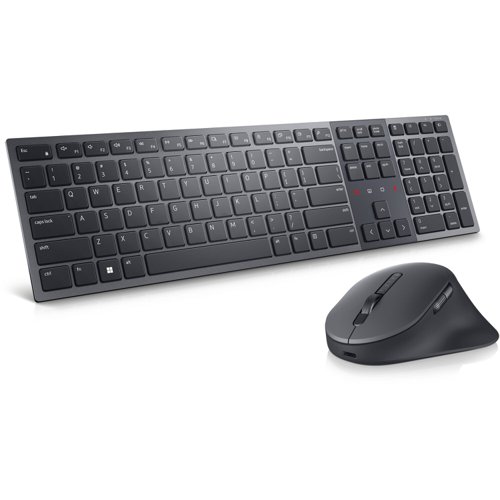DELL KM900 Premier Collaboration RF Wireless Bluetooth QWERTY UK Keyboard and Mouse Graphite