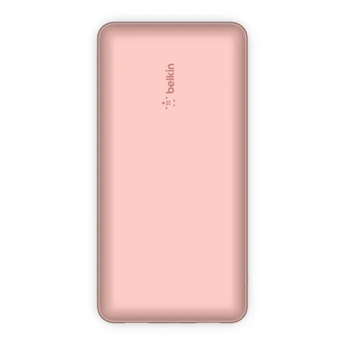 Belkin BoostCharge 20K USB-A USB-C 15W Power Bank Rose Gold 8BEBPB012BTRG Buy online at Office 5Star or contact us Tel 01594 810081 for assistance