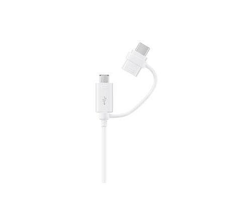 Samsung EP-DG930 1.5m USB-A to USB-C and Micro-USB Cable White