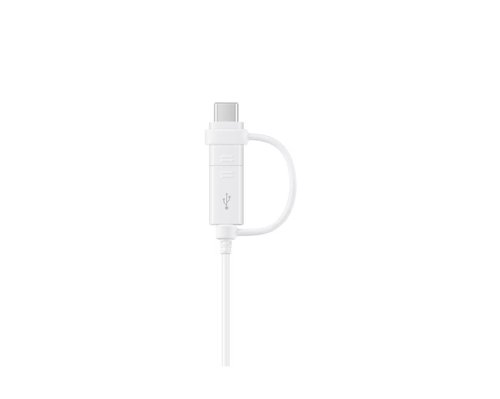 Samsung EP-DG930 1.5m USB-A to USB-C and Micro-USB Cable White Samsung